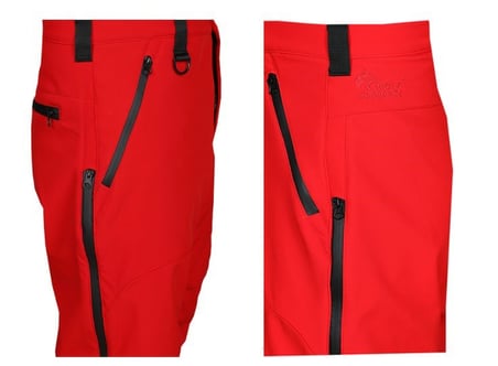 Orange Safety Softshell Kırmızı Pantolon
