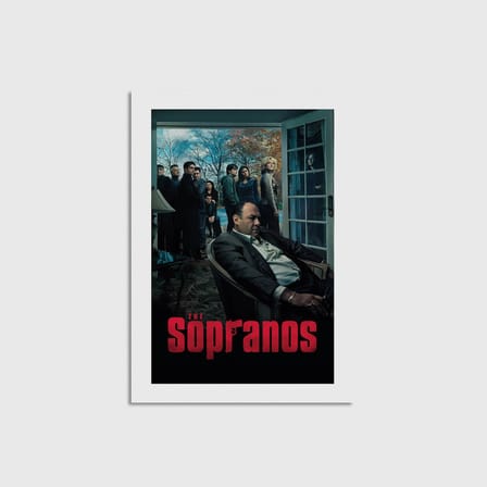 The Sopranos Dizi Posteri Çerçevesiz Poster Duvar Dekorasyonu
