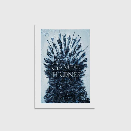 Game of Thrones Dizi Posteri Çerçevesiz Poster Duvar Dekorasyonu