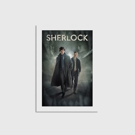 Sherlock Dizi Posteri Çerçevesiz Poster Duvar Dekorasyonu