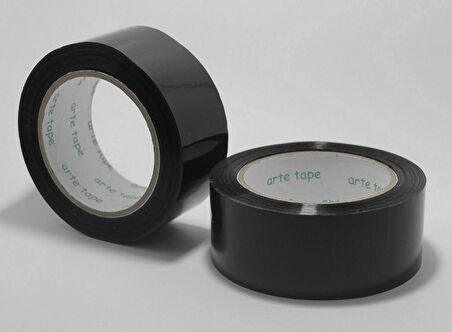 artetape 45MM x 100M Renkli Koli Bantı Siyah