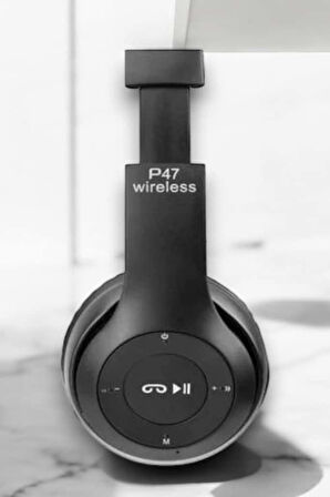En İyi P47 Kulak Üstü Bluetooth Kulaklık Kablolu ve Aktif Gürültü Engelleyici