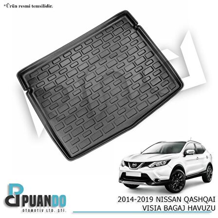 ARACA ÖZEL 2014-2019 NISSAN QASHQAI VISIA BAGAJ HAVUZU