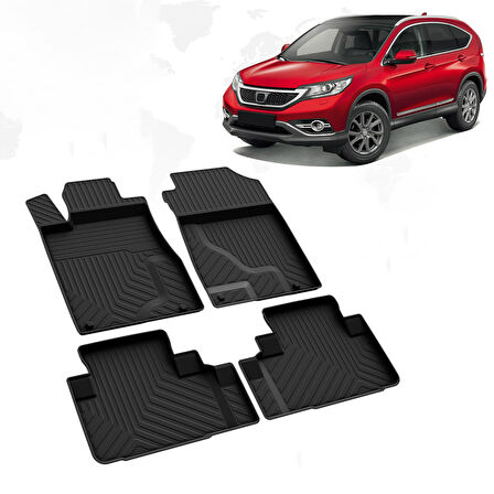 Honda CR-V 4D Havuzlu Paspas 2012-2018 A+Kalite