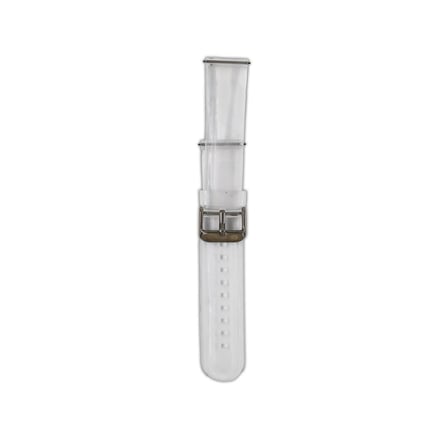 Premium Moda Model Bileskeler Universal 20mm Pimli Clear Saat Kordon Aksesuarı