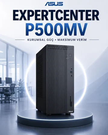ASUS ExpertCenter P500 Mini Tower Intel Core 5 210H 96 GB DDR5 512 GB SSD Windows 11 Pro Masaüstü Bilgisayar P500MV-C521016512G0DRNP33