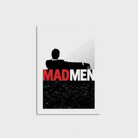 Mad Men Dizi Posteri Çerçevesiz Poster Duvar Dekorasyonu