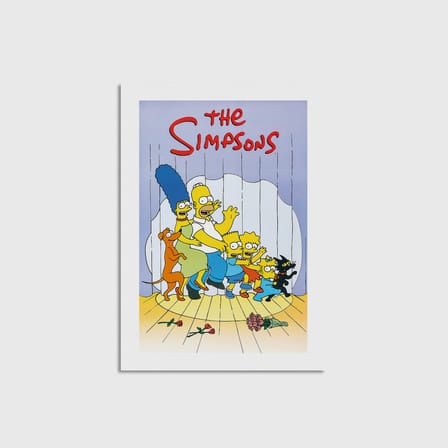 The Simpsons Dizi Posteri Çerçevesiz Poster Duvar Dekorasyonu