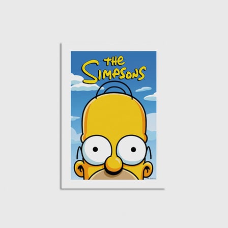 The Simpsons Dizi Posteri Çerçevesiz Poster Duvar Dekorasyonu