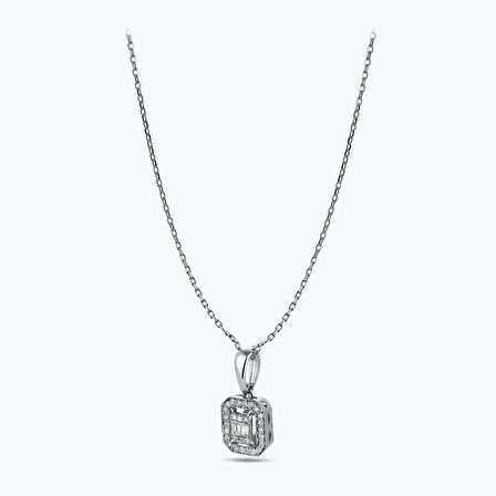 Pırlanta Baget Kolye