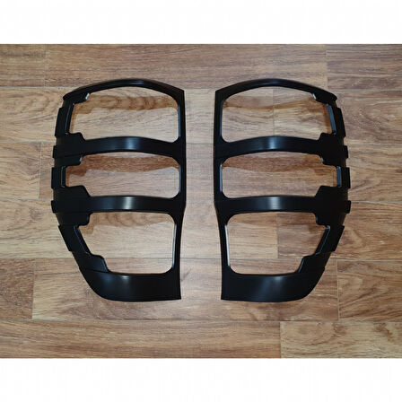 Ford Ranger 2015-2022 Far Stop Çerçeve Kaplama Siyah