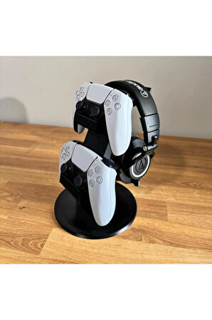Just3dprintings Playstation 5 Dualsense ve Kulaklık Standı