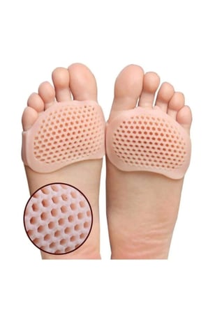 Nasır Koruyucu Orta Parmağa Geçen Metatarsal Silikon Pad Ayakkabı Vurma Önleyici Koruyucu