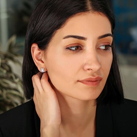 Pırlanta Baget Küpe