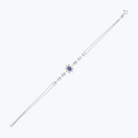 Pırlanta Safir Bileklik