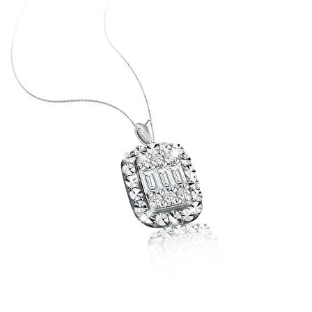 Pırlanta Baget Kolye