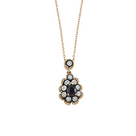 Elmas Safir Kolye