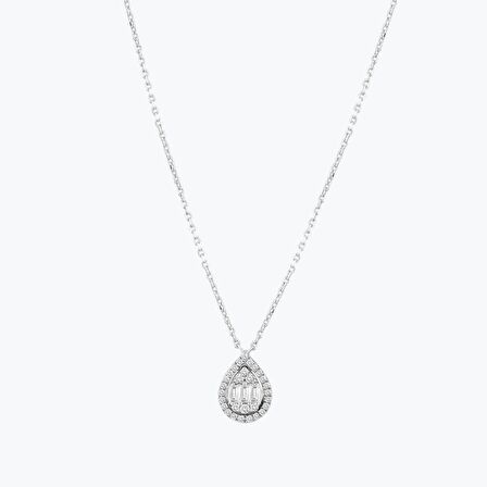 Pırlanta Baget Kolye