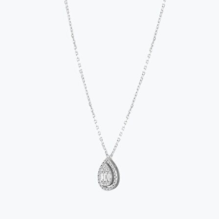 Pırlanta Baget Kolye