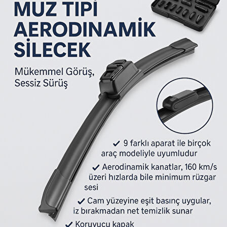 VW Golf 7 / 7.5 / 8 Silecek (2012-2024) 