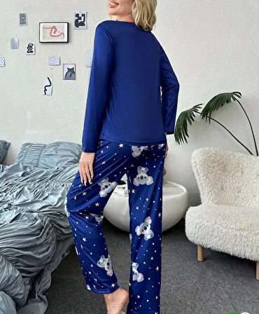 KOALA DESENLİ KADIN PİJAMA TAKIMI