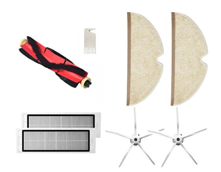 S5 Max, S5, S4 Max, S6 Maxv, S6, S6 Pure Roborock Modelleri Uyumlu Set