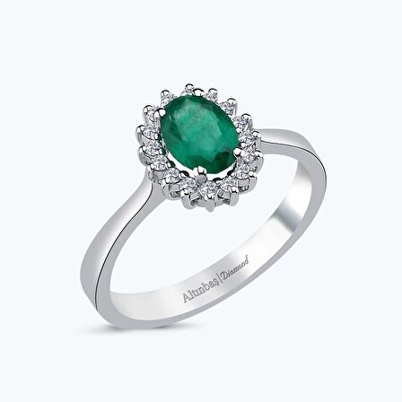 Pırlanta Zümrüt Yüzük