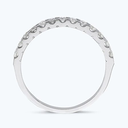 Pırlanta Yarım Tur Yüzük