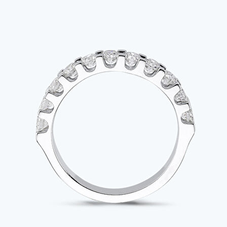 Pırlanta Yarım Tur Yüzük