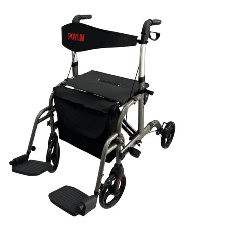 Poylin P777P Alüminyum Pedallı Lüks Rollatör