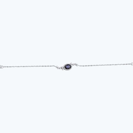 Pırlanta Safir Oval Bileklik