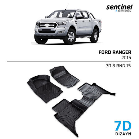 Ford Ranger 2015- 7D Paspas Siyah