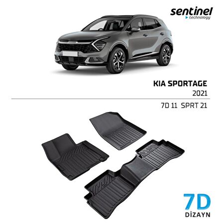 Kia Sportage 2021- 7D Paspas Siyah