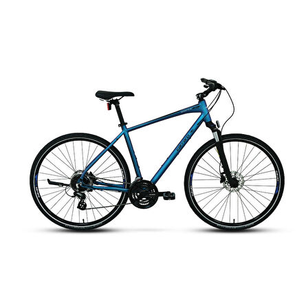 Carraro Sportive 225 28 jant Şehir & Tur Bisikleti (Mat Mavi Yeşil Mor (Bukelamun)) 46 Kadro