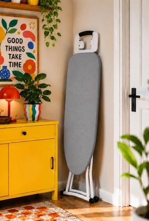 Pionny Duck Kumaş Keçeli Ütü Masası Kılıfı - 55x140 cm - Duman