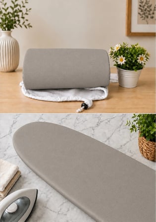 Pionny Duck Kumaş Keçeli Ütü Masası Kılıfı - 55x140 cm - Duman