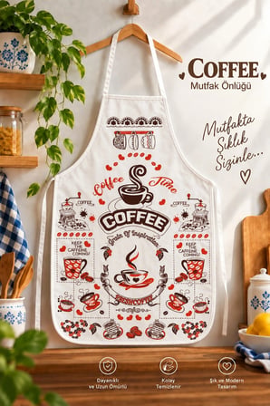 Pionny Mutfak Önlüğü - Coffee