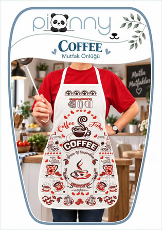 Pionny Mutfak Önlüğü - Coffee