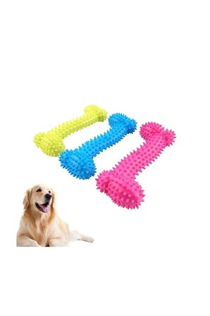 Evcil Hayvan Kemik Şeklinde Isırma Diş Kaşıma Oyuncağı Köpek Eğlence Aparatı