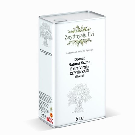 Premium Gold Naturel Sızma Nadir Yüksek Aromalı Domat Zeytinyağı (5 litre) Tek Bahçe