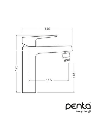 Agena Lavabo Bataryası (Gold) P901G