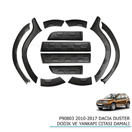 Dacia Duster Dodik ve Yan Kapı Çıtası Damalı 2010-2017 Arası