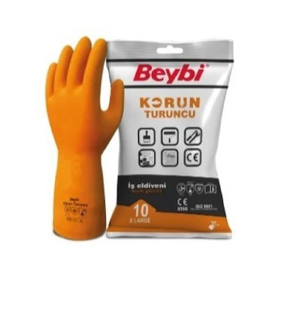 Beybi Korun Turuncu İş Eldiveni - Usta Eldiven
