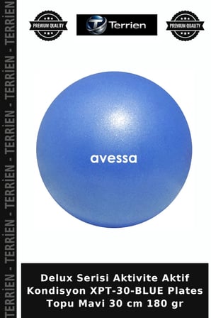 Delux Serisi Aktivite Aktif Kondisyon XPT-30-BLUE Plates Topu Mavi 30 cm 180 gr