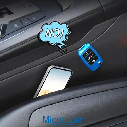 Microcase Araç İçi Koltukarası Eşya Malzeme Telefon Tutucu Saklama Organizatör Sağ Sol 2 Adet SET Siyah - AL5287