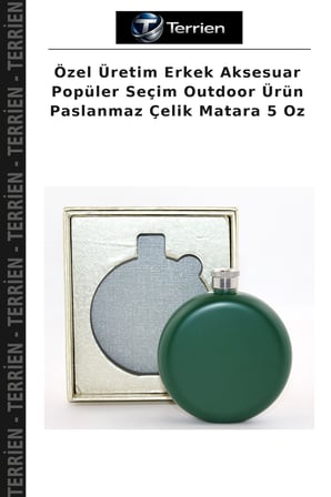 Özel Üretim Erkek Aksesuar Popüler Seçim Outdoor Ürün Paslanmaz Çelik Matara 5 Oz