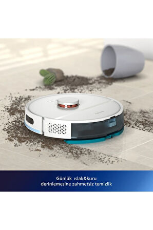 Xu2000/21 Islak Kuru Moplu Robot Süpürge Lds Radar Navigasyon/homerun Uyumlu