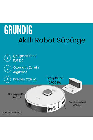 Grundıg Akıllı Robot Süpürge 11.249 TL