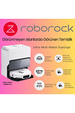Ultra Akıllı Robot Süpürge Beyaz