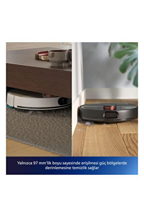 7000 Serisi Aqua Islak ve Kuru Temizlik Robotu, Güçlü 5200 Mah Li-Io Hediye